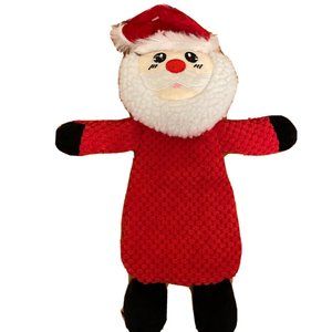 Fofos Happy Holidays/Christmas - Santa Claus - Squeaky/Crinkle Dog Toy